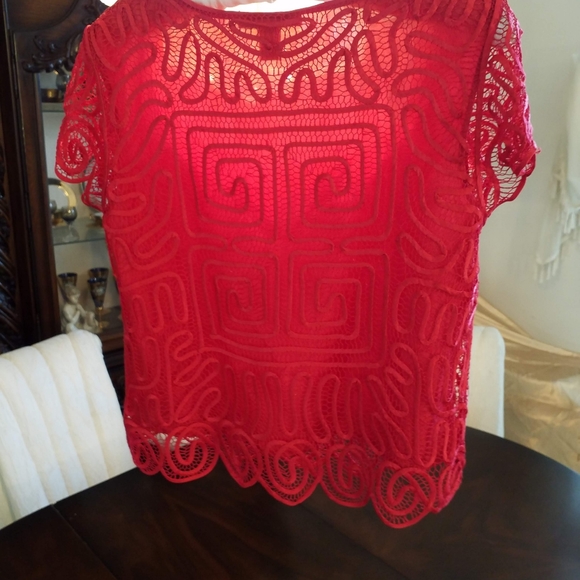 NEW SOLEMATES HAND MADE SILK DESIGNER TOP SZ LARGE - Picture 3 of 7